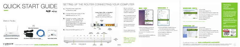 Page 1 de la notice Manuel utilisateur Cradlepoint MBR900