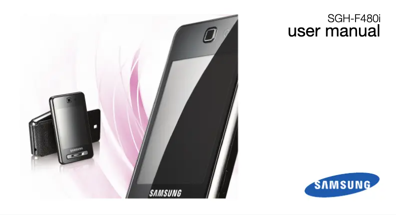 Page n°1 - Manuel utilisateur Samsung F480i