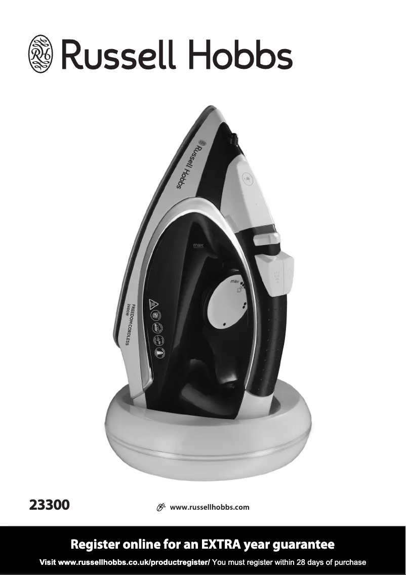 Page n°1 - Manuel utilisateur Russell Hobbs Freedom Cordless 23300