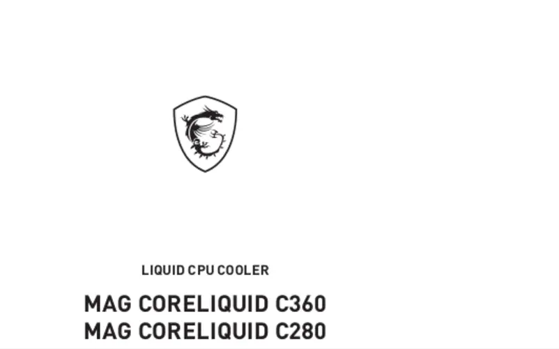 Image de la première page du manuel de l'appareil MAG CoreLiquid P280