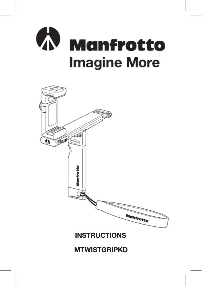 Page 1 de la notice Manuel utilisateur Manfrotto TwistGrip Deluxe Kit