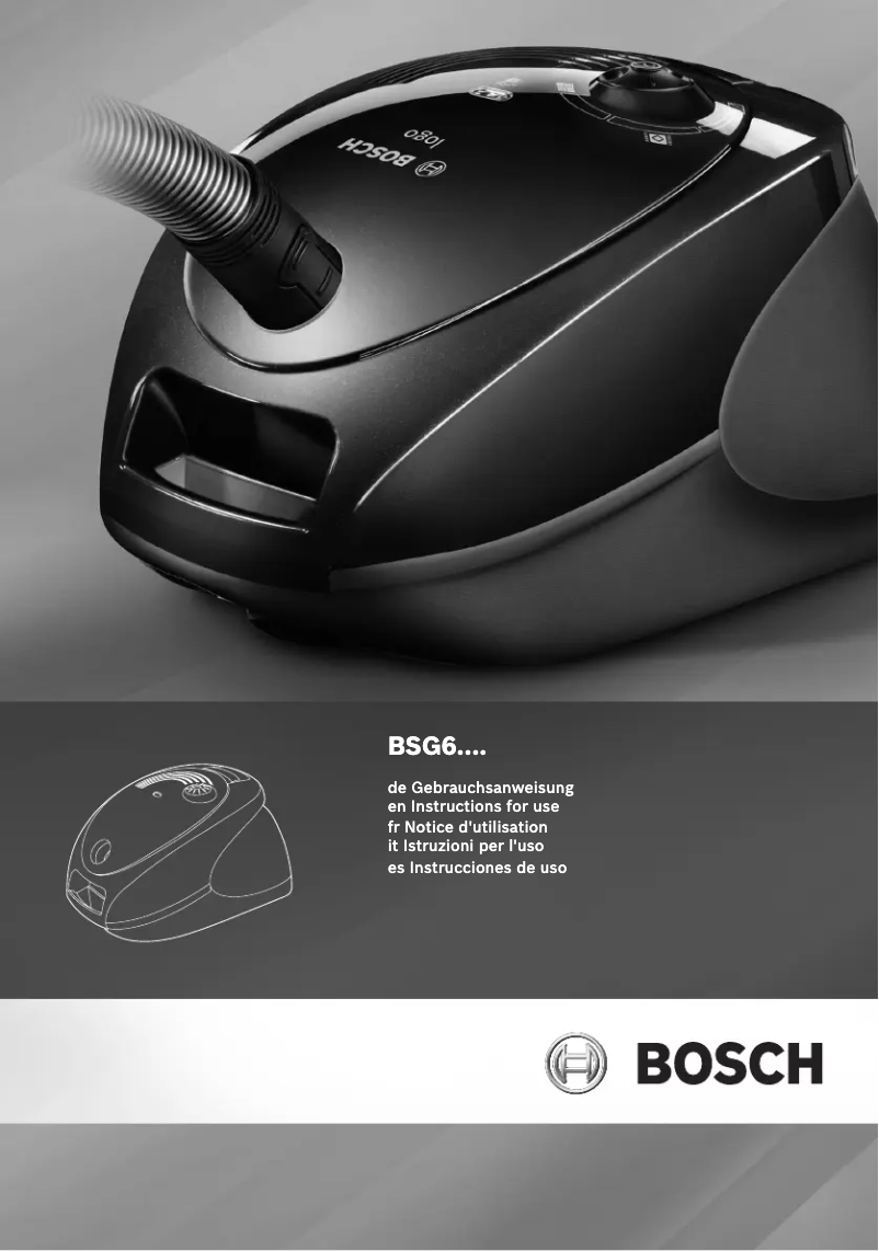Página 1 del manual Manual de usuario Bosch BSG61666