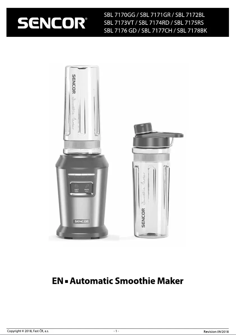 Imagen de la primera página del manual del dispositivo SBL 7175RS