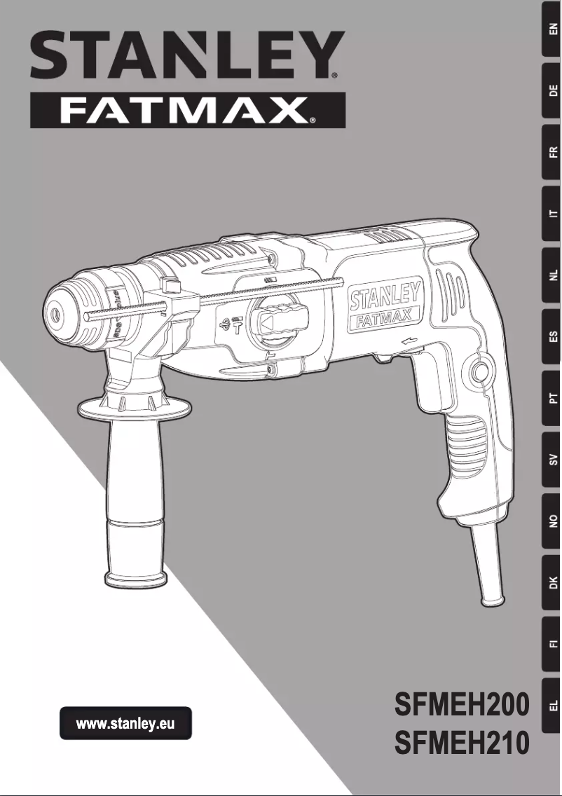 Page 1 de la notice Manuel utilisateur Stanley SFMEH200