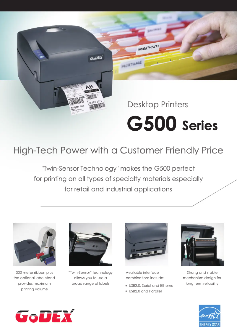 Page 1 de la notice Brochure Godex G530