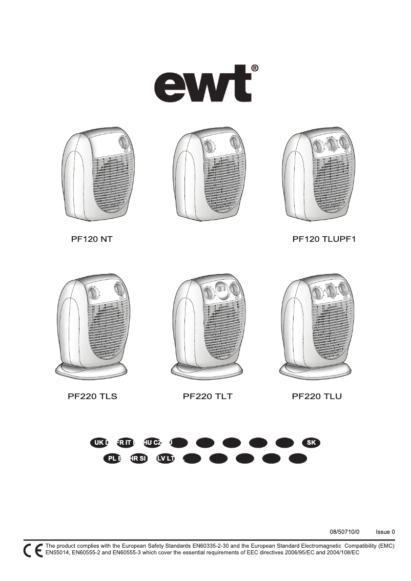 Page 1 de la notice Manuel utilisateur EWT PF120 TLS