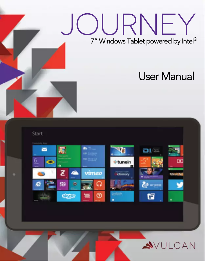 Image de la première page du manuel de l'appareil Journey