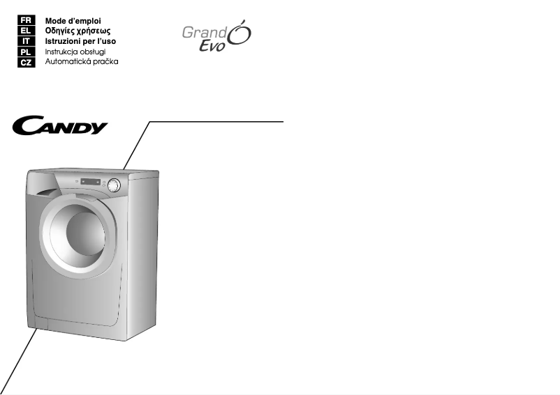 Page n°1 - Manuel utilisateur Candy EVO 1082D-S