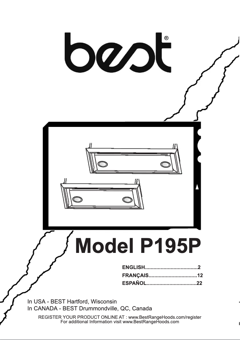 Page 1 de la notice Guide d'installation Best P195P2M70SB