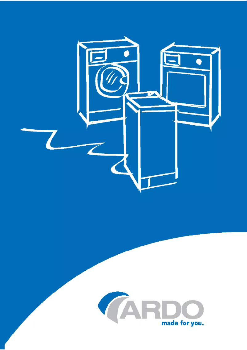 Page n°1 - Manuel utilisateur Ardo FL105S