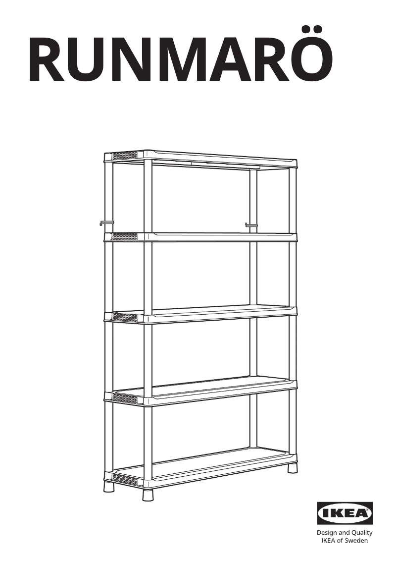 Image de la première page du manuel de l'appareil RUNMARÖ 805.513.09