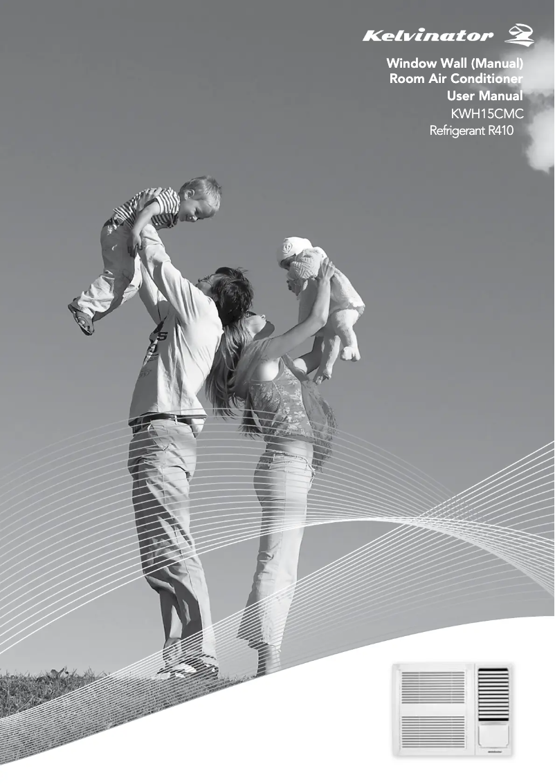 Page 1 de la notice Manuel utilisateur Kelvinator KWH15CMC