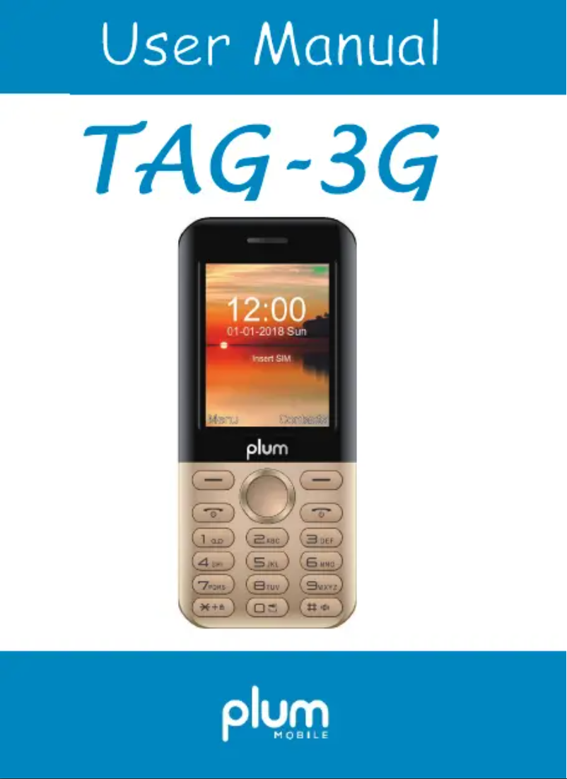 Página 1 del manual Manual de usuario Plum Tag 3G