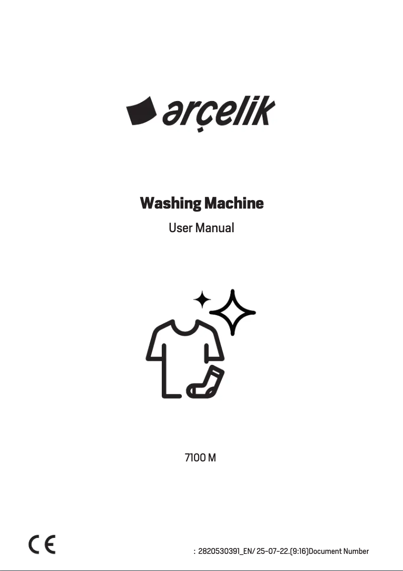 Image de la première page du manuel de l'appareil 7100 M