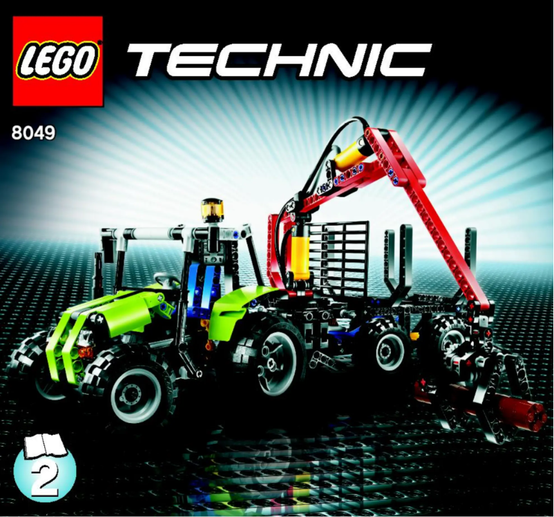 Page n°1 - Manuel utilisateur Lego Technic 8049