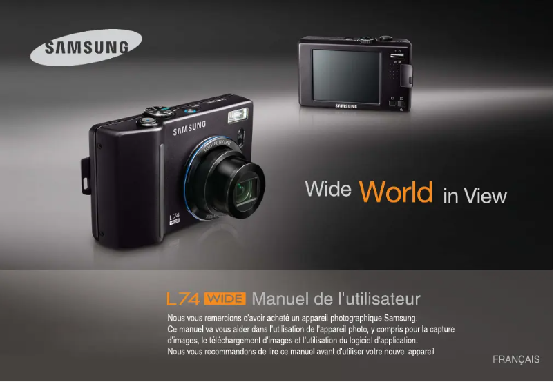 Page n°1 - Manuel utilisateur Samsung L74 Wide