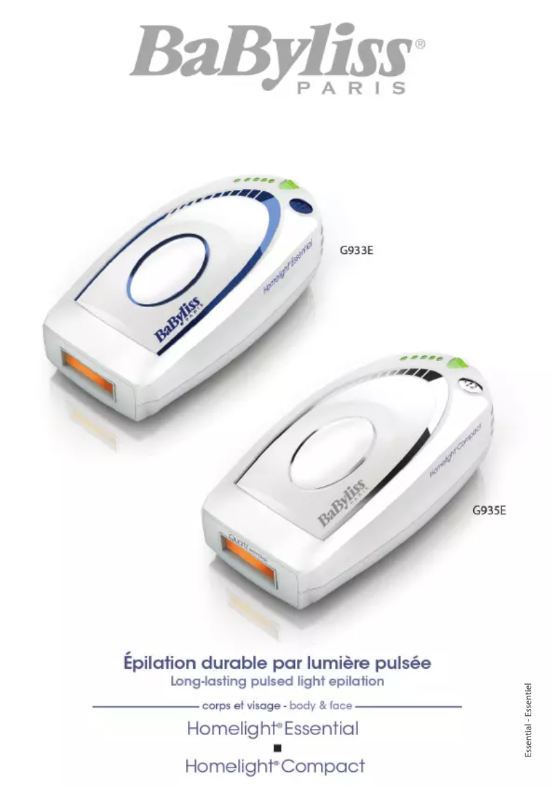 Image de la première page du manuel de l'appareil Homelight G933E