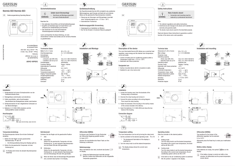 Image de la première page du manuel de l'appareil Thermio 703