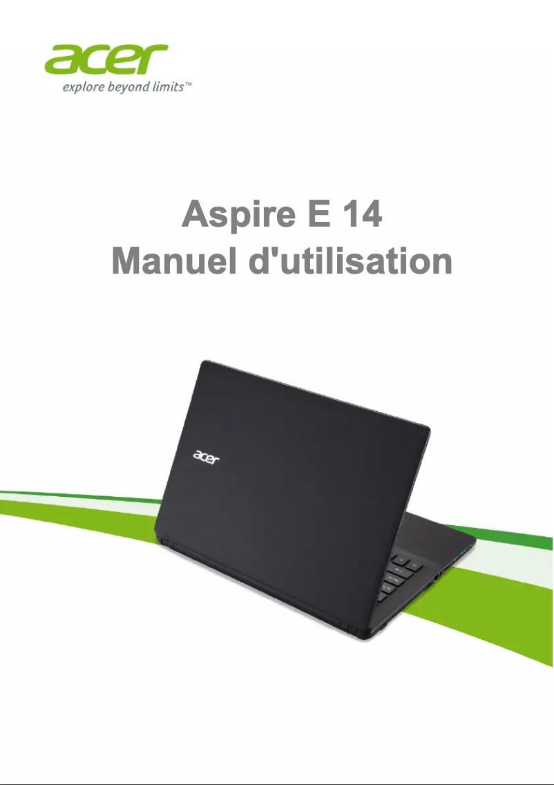 Page n°1 - Manuel utilisateur Acer Aspire E14 ES1-411