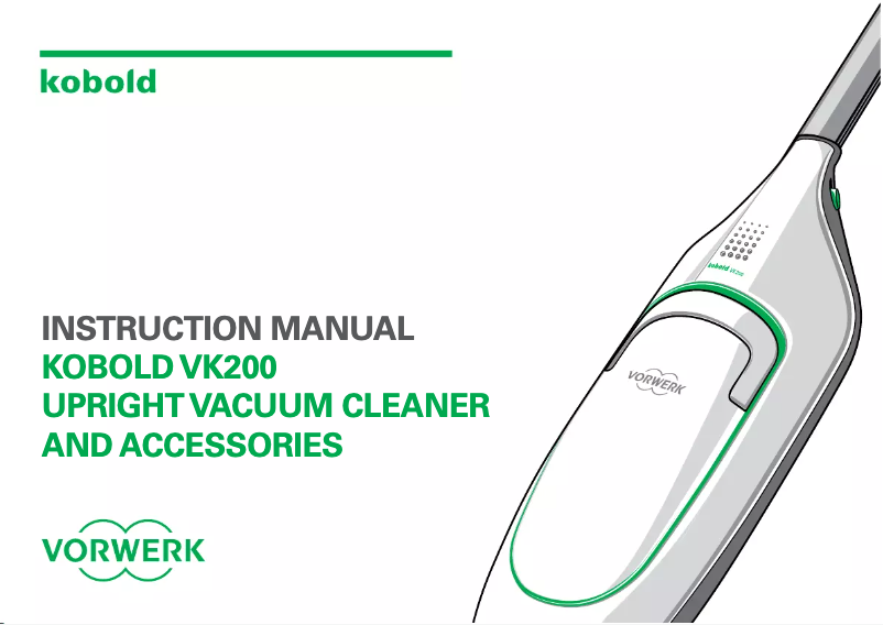 Page n°1 - Manuel utilisateur Kobold Kobold VK200