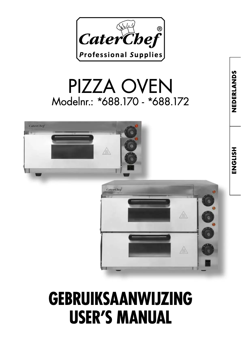 Page n°1 - Manuel utilisateur CaterChef 688172