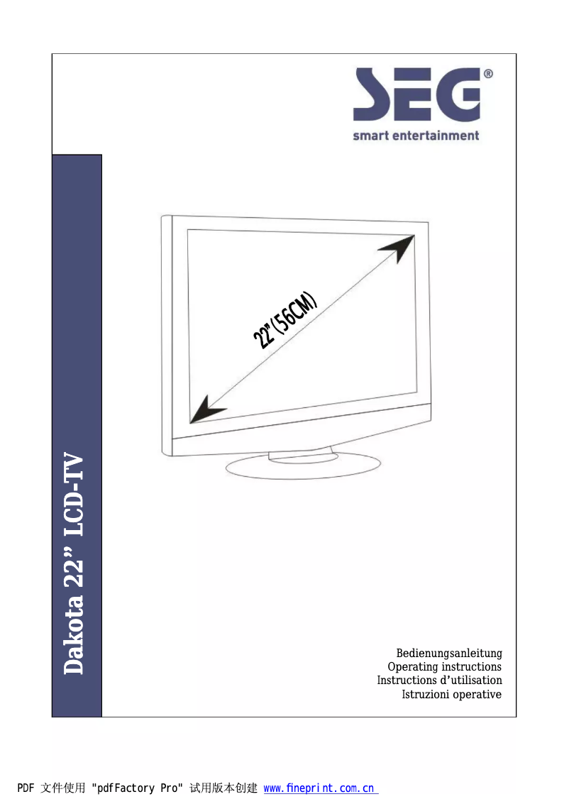 Página 1 del manual Manual de usuario Palson Dakota