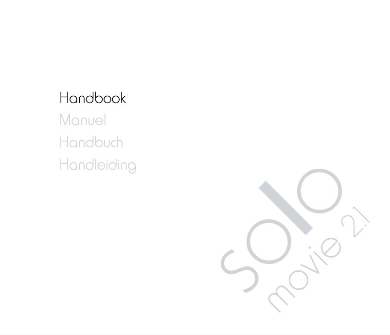 Page n°1 - Manuel utilisateur Arcam Solo Movie 2.1