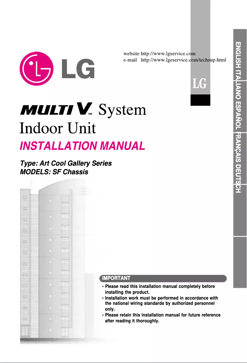 Página 1 del manual Manual de usuario LG LRNU12GSF10