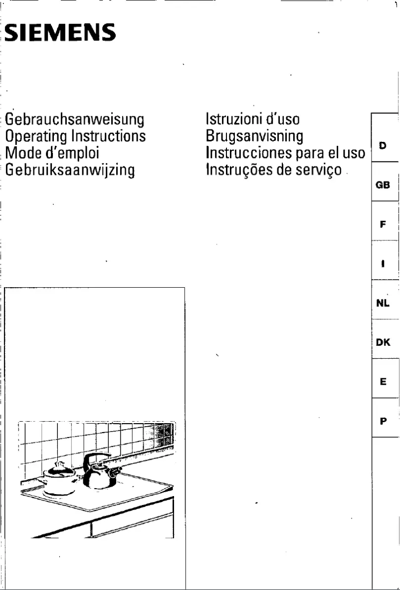 Page n°1 - Manuel utilisateur Siemens EH76450
