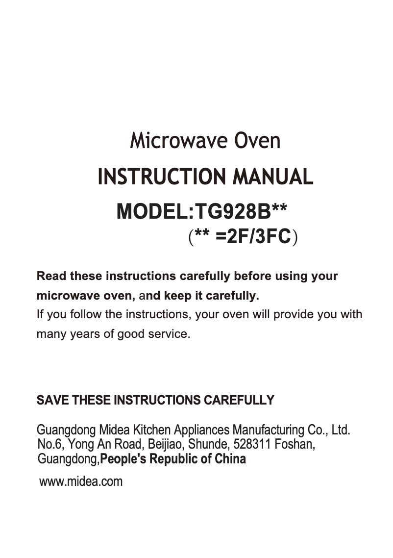 Page 1 de la notice Manuel utilisateur Candy CA38FLMW7NB