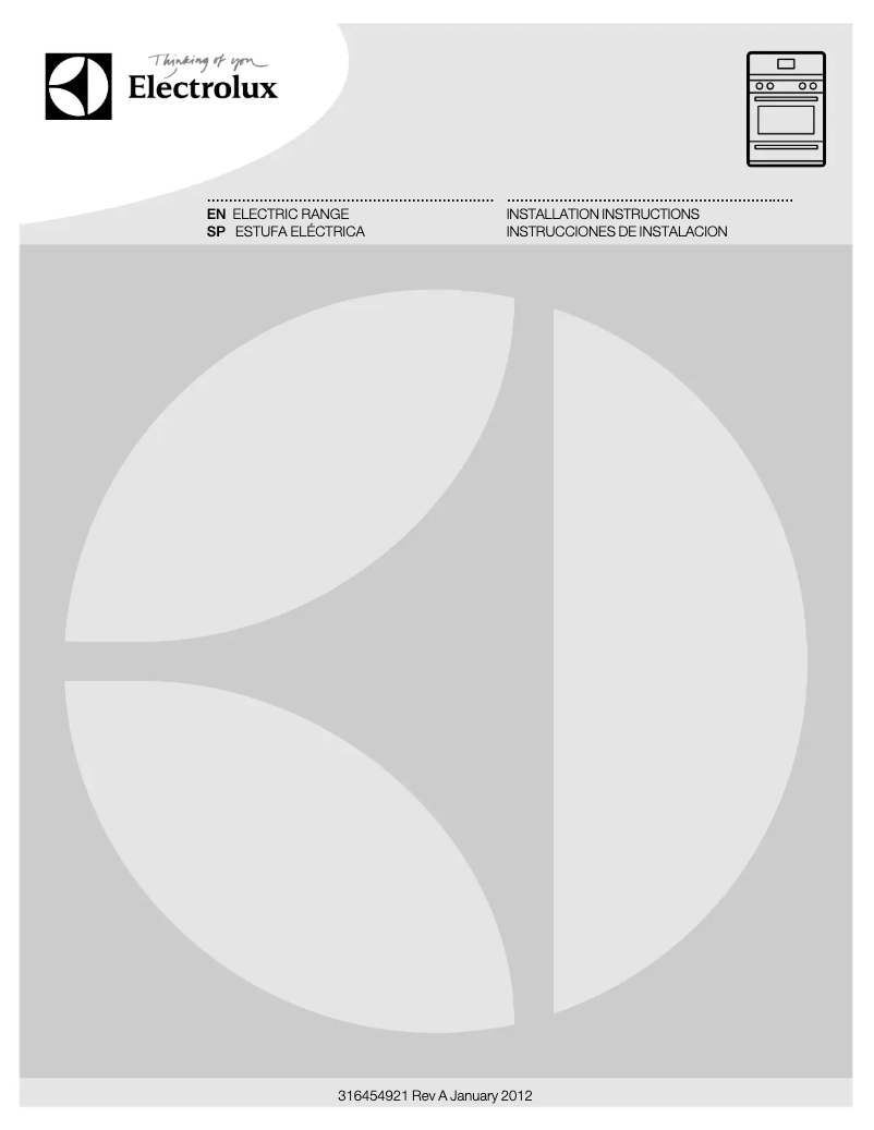 Image de la première page du manuel de l'appareil EI30IF40LS