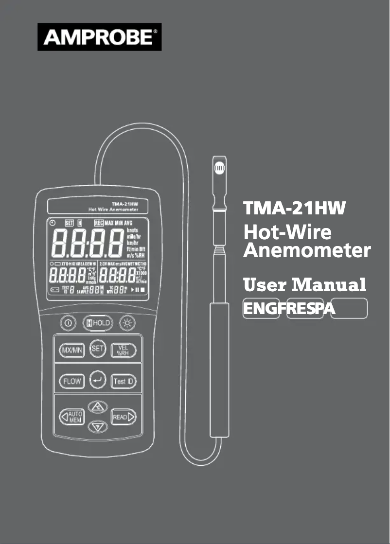 Image de la première page du manuel de l'appareil TMA-21HW
