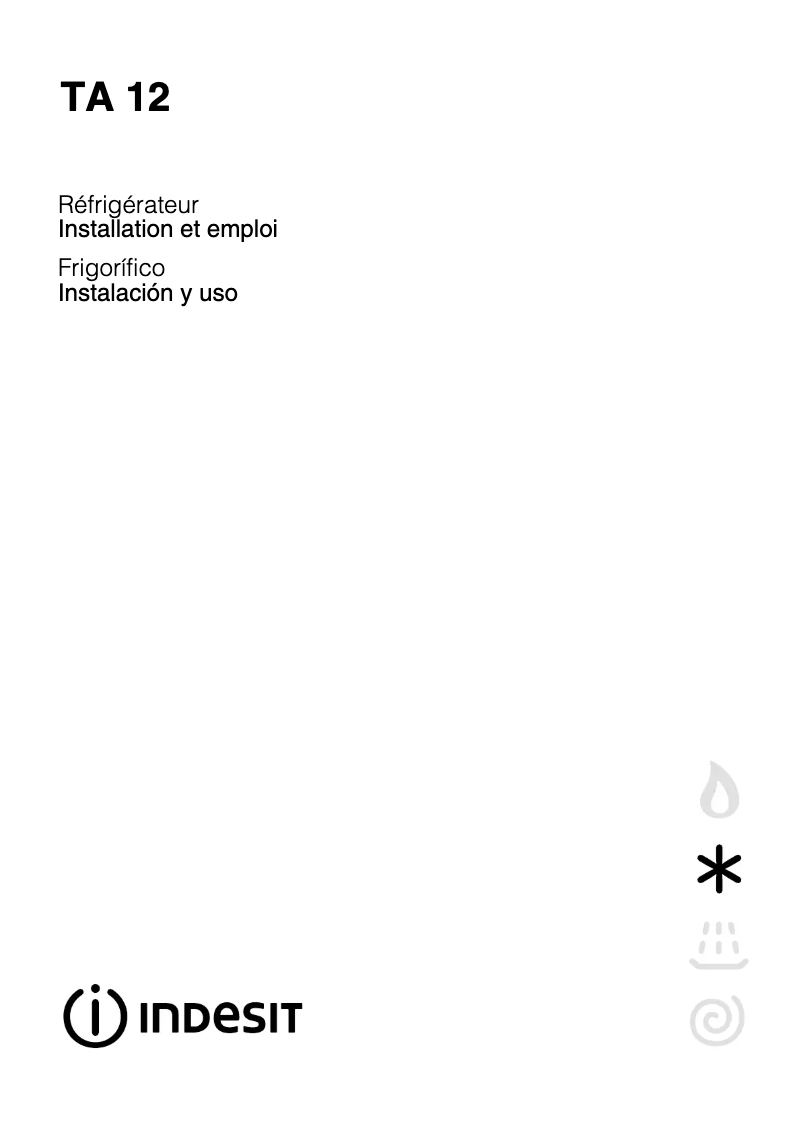 Page n°1 - Manuel utilisateur Indesit TA 12 (FR) (0)