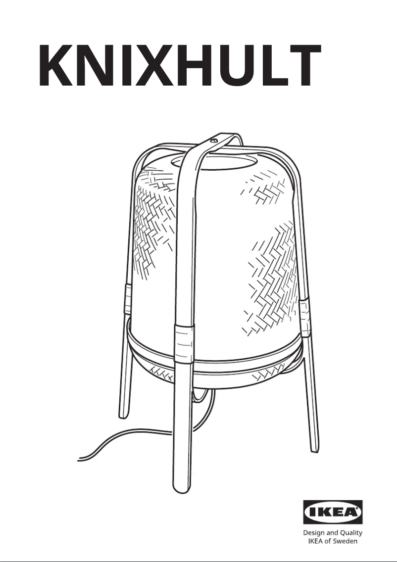 Image de la première page du manuel de l'appareil KNIXHULT 703.585.24