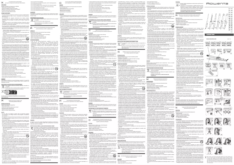 Page 1 de la notice Manuel utilisateur Rowenta Karl Lagerfeld Curls Forever CF311L