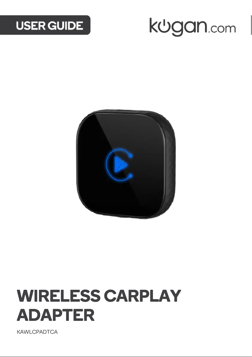 Image de la première page du manuel de l'appareil KAWLCPADTCA