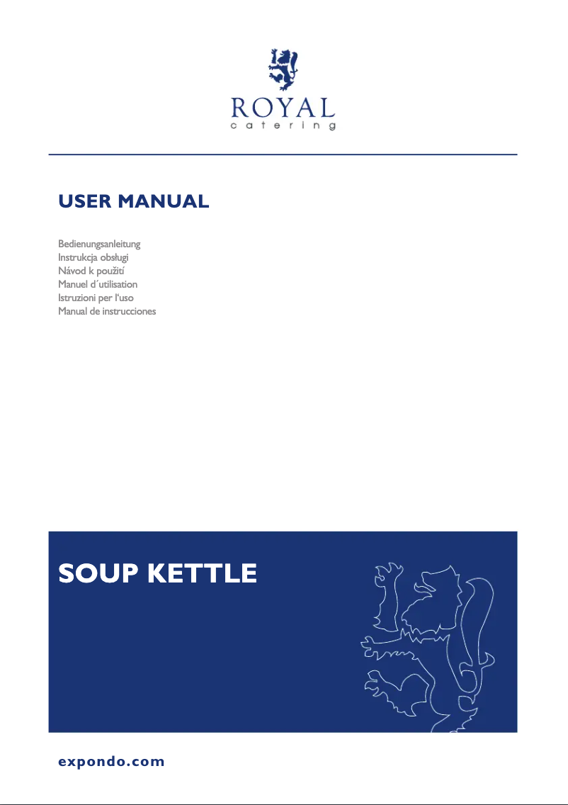 Page 1 de la notice Manuel utilisateur Royal Catering RCST-9403