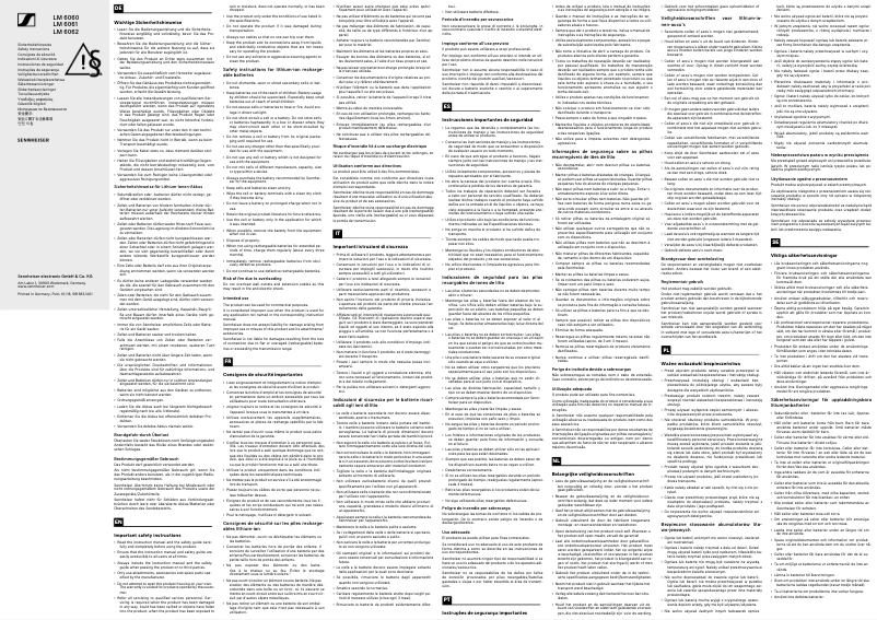 Image de la première page du manuel de l'appareil LM 6061
