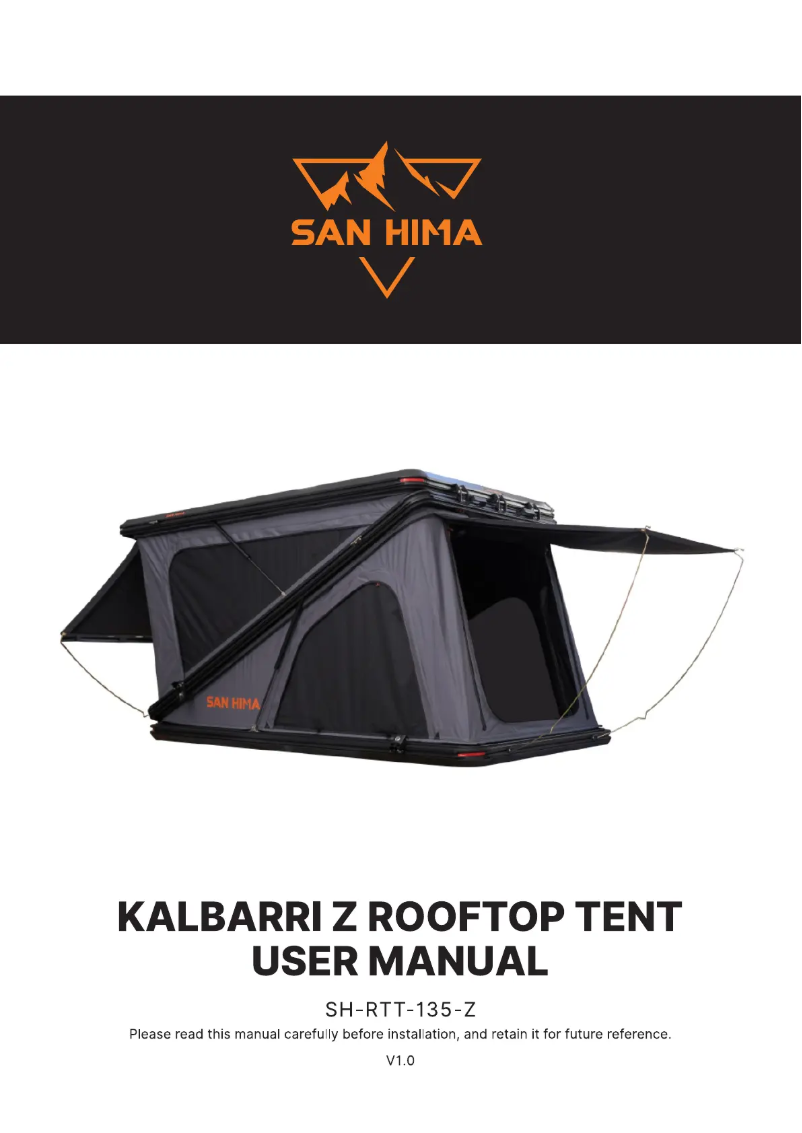 Página 1 del manual Manual de usuario San Hima Kalbarri Z