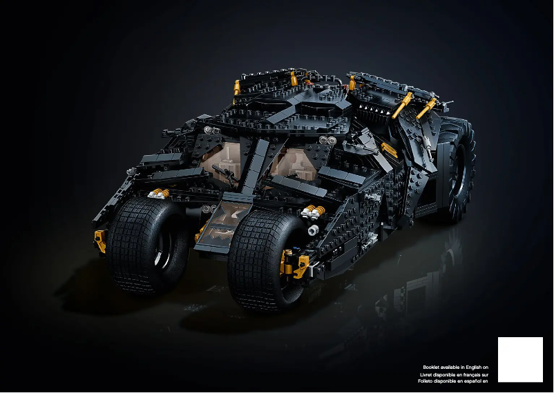 Page 1 de la notice Consignes visuelles Lego Batman 76240