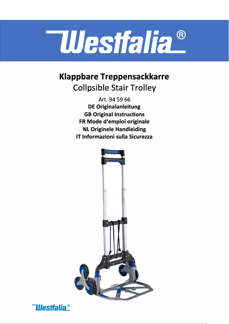 Image de la première page du manuel de l'appareil 945966