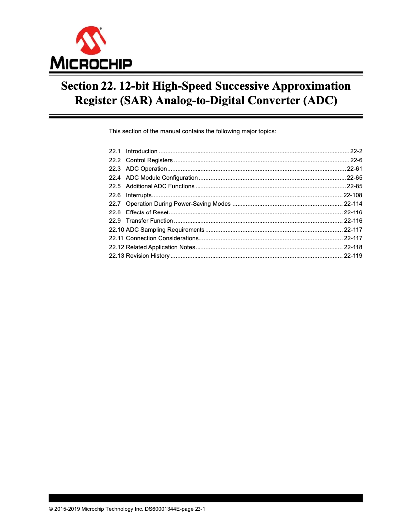Page 1 de la notice Manuel utilisateur Microchip PIC32MZ1064DAG176