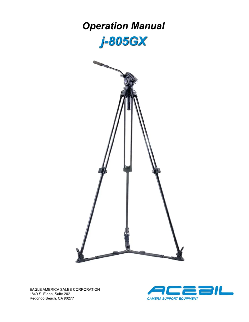 Page 1 de la notice Manuel utilisateur Acebil J-805MX