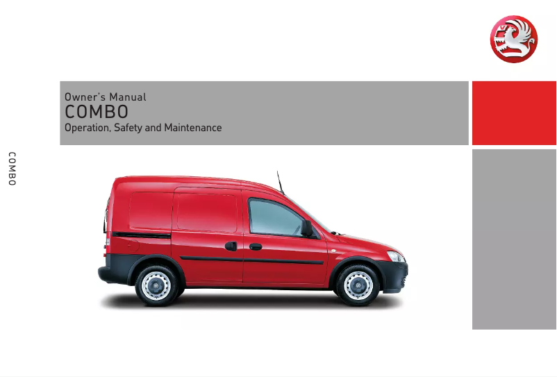 Page 1 de la notice Manuel utilisateur Opel Combo (2007)