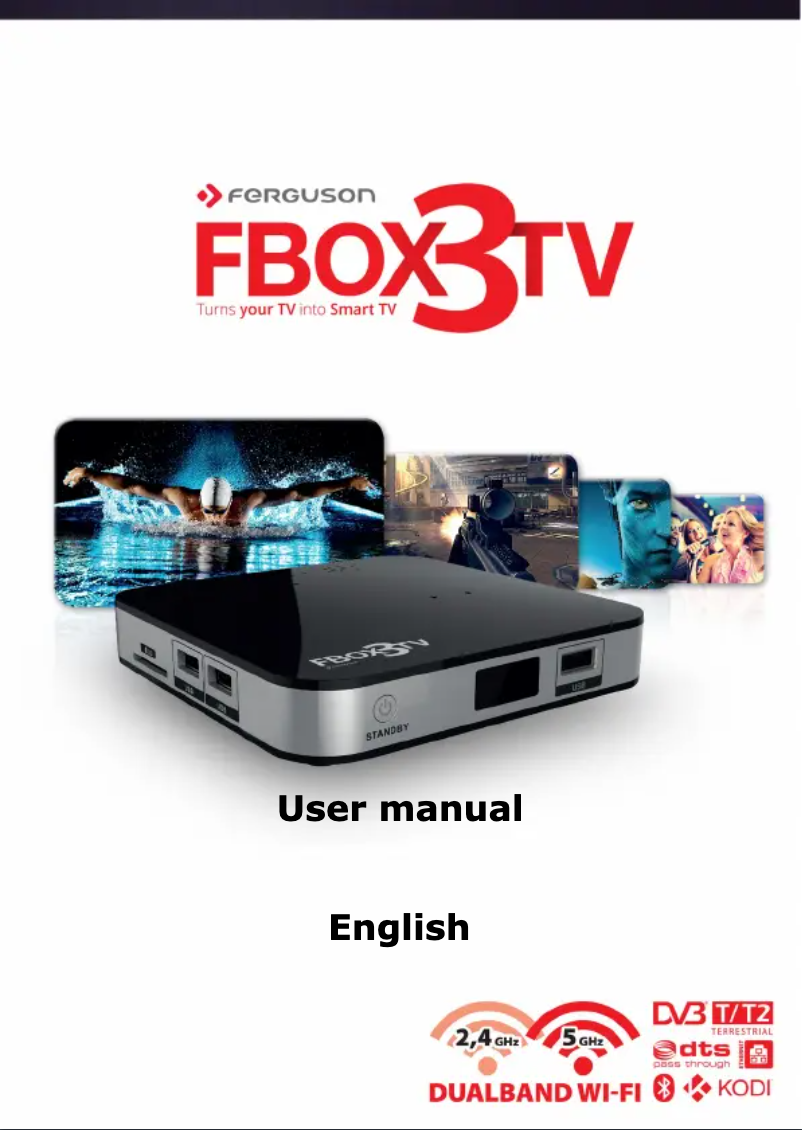 Página 1 del manual Manual de usuario Ferguson FBOX 3TV