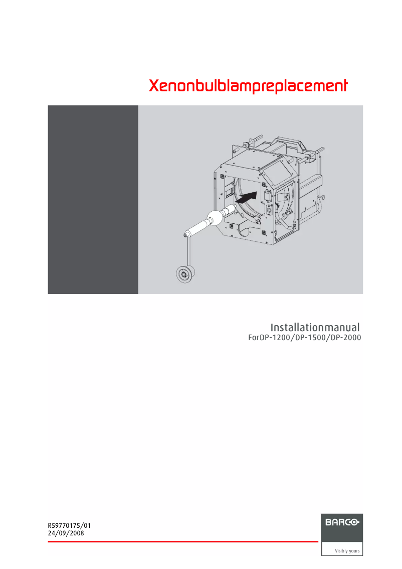 Image de la première page du manuel de l'appareil R9855978