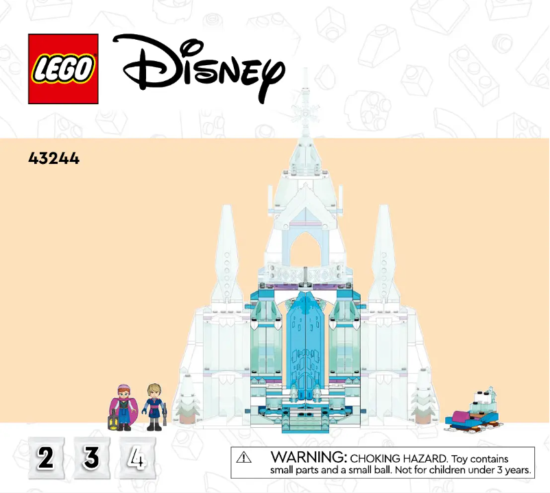 Page 1 de la notice Manuel utilisateur Lego Disney 43244