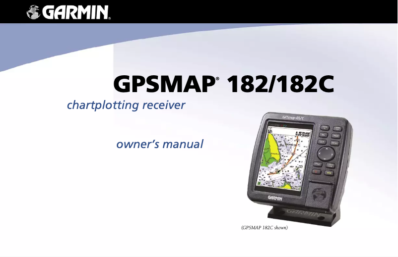 Page n°1 - Manuel utilisateur Garmin GPSMAP 182C