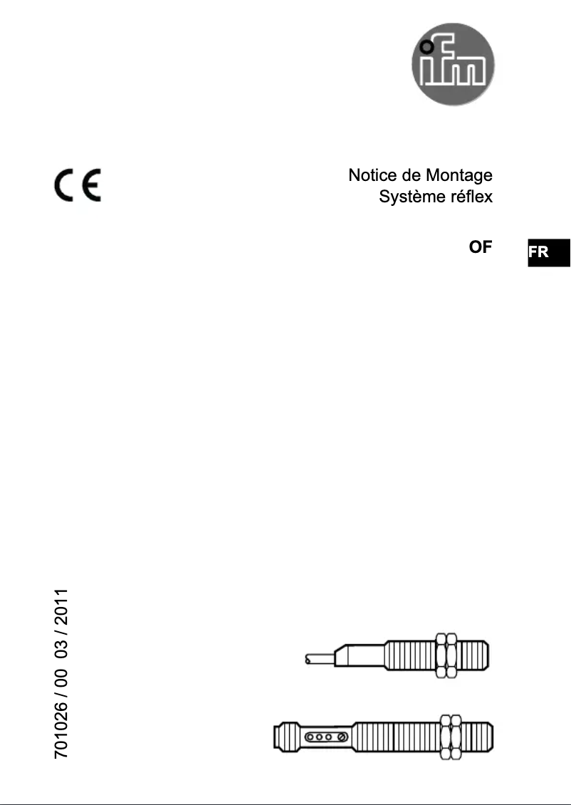 Page n°1 - Manuel utilisateur IFM OF5025