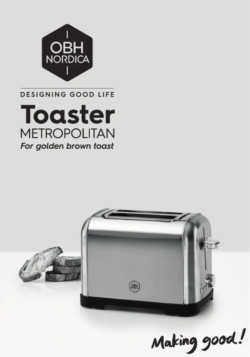 Page 1 de la notice Manuel utilisateur OBH Nordica Metropolitan 2273